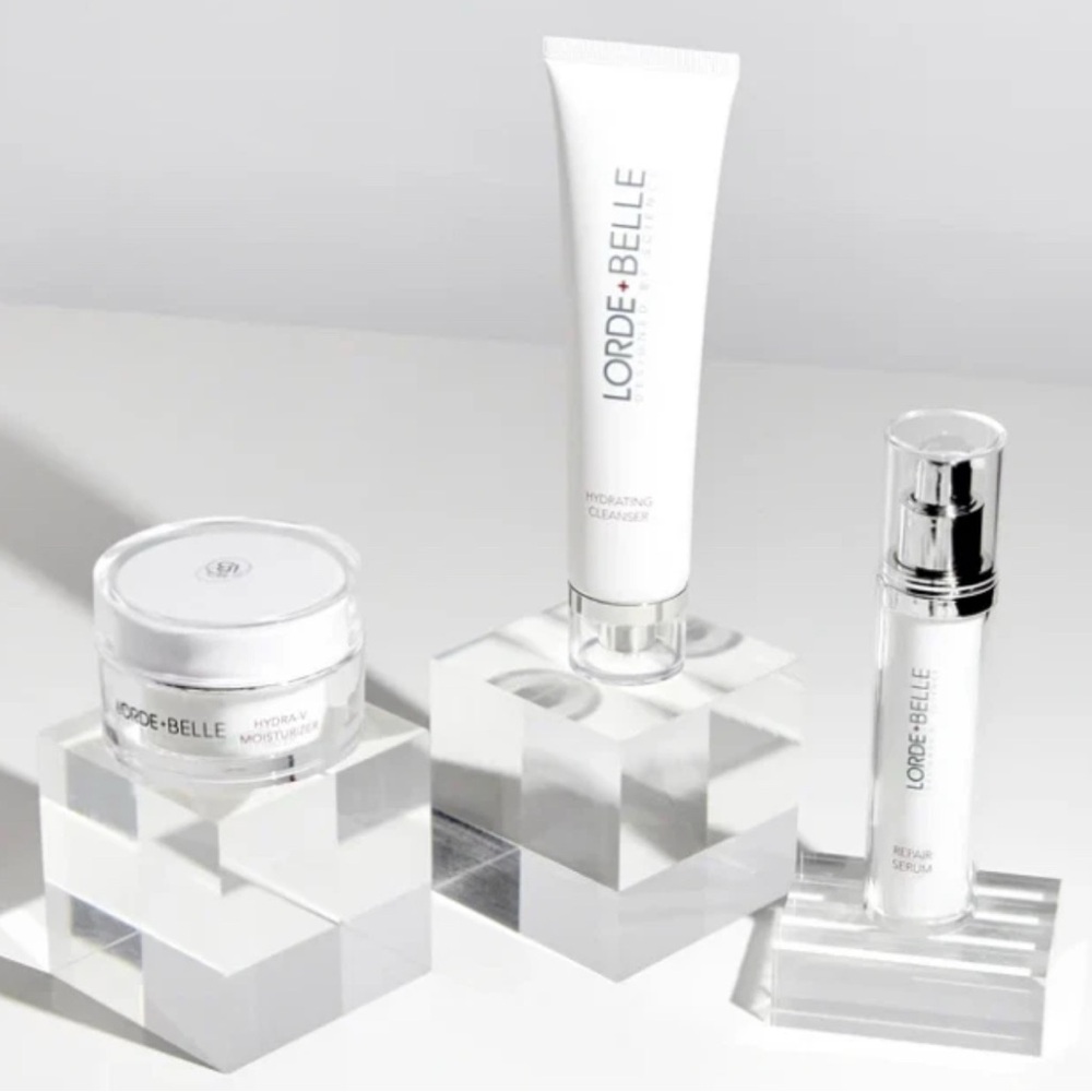 Lorde + Belle Skincare Serum & Face Oil Set - White